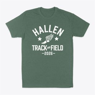 Hallen Elementary School Track and Field Classic Dad T-Shirt