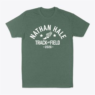 Nathan Hale Elementary School Track and Field Classic Dad T-Shirt