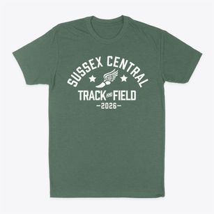 Sussex Central High School Track and Field Classic Dad T-Shirt