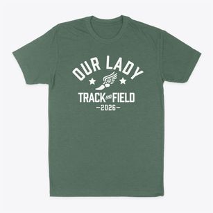 Our Lady Of Mount Carmel School Track and Field Classic Dad T-Shirt