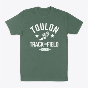 Toulon Elementary School Track and Field Classic Dad T-Shirt