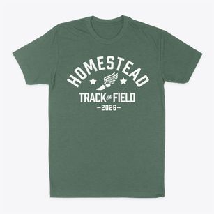 Homestead Elementary Track and Field Classic Dad T-Shirt