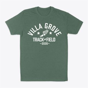 Villa Grove Junior High School Track and Field Classic Dad T-Shirt
