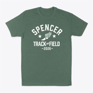 Spencer Middle School Track and Field Classic Dad T-Shirt