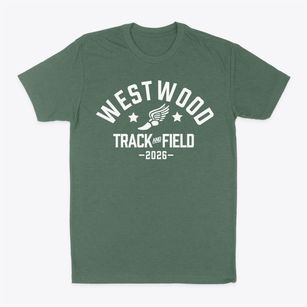 Westwood High School Track and Field Classic Dad T-Shirt
