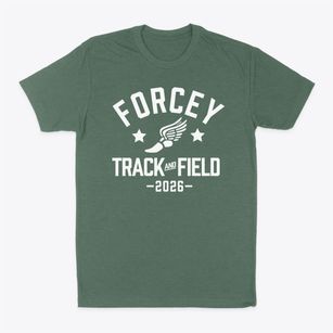 Forcey Christian School Track and Field Classic Dad T-Shirt