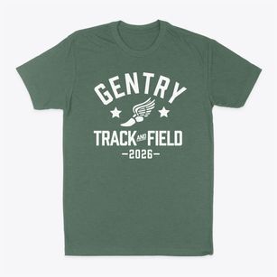 Gentry Middle School Track and Field Classic Dad T-Shirt