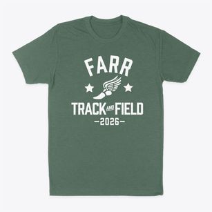 Farr Academy School Track and Field Classic Dad T-Shirt