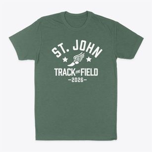 St. John The Evangelist School Track and Field Classic Dad T-Shirt
