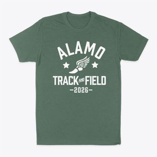 Alamo Elementary School Track and Field Classic Dad T-Shirt