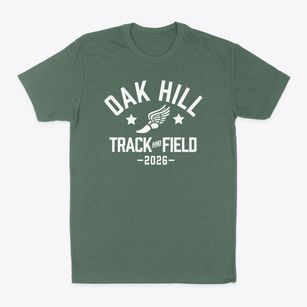 Oak Hill Elementary School Track and Field Classic Dad T-Shirt
