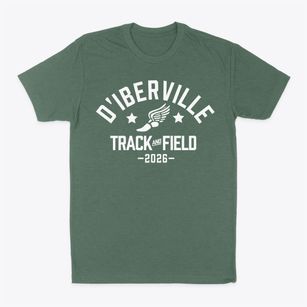 D'iberville Middle School Track and Field Classic Dad T-Shirt