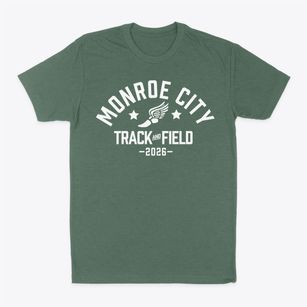 Monroe City Middle School Track and Field Classic Dad T-Shirt
