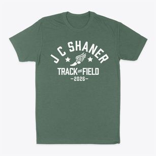 J C Shaner Memorial Elementary School Track and Field Classic Dad T-Shirt