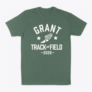 Grant Middle School Track and Field Classic Dad T-Shirt