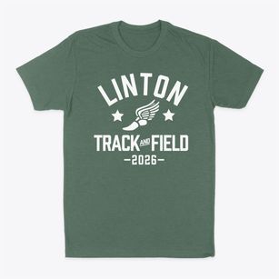 Linton High School Track and Field Classic Dad T-Shirt
