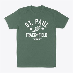 Saint Paul The Apostle School Track and Field Classic Dad T-Shirt