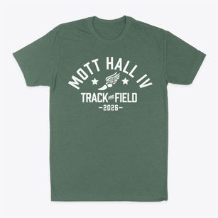 Mott Hall Iv School Track and Field Classic Dad T-Shirt