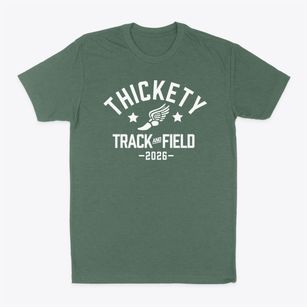 Thickety Christian School Track and Field Classic Dad T-Shirt