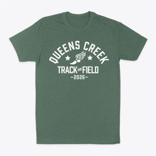 Queens Creek Elementary School Track and Field Classic Dad T-Shirt