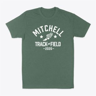 Mitchell High School Track and Field Classic Dad T-Shirt