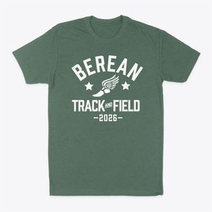 Berean Junior Academy Track and Field Classic Dad T-Shirt