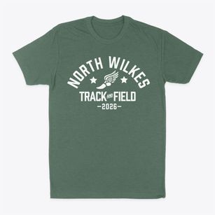 North Wilkes High School Track and Field Classic Dad T-Shirt