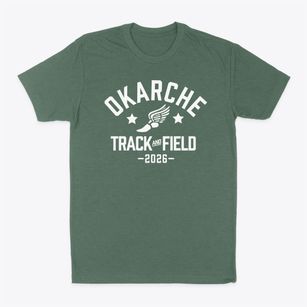 Okarche High School Track and Field Classic Dad T-Shirt