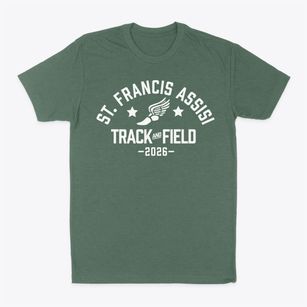 Saint Francis Assisi School Track and Field Classic Dad T-Shirt