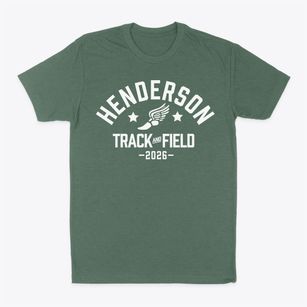 Henderson High School Track and Field Classic Dad T-Shirt
