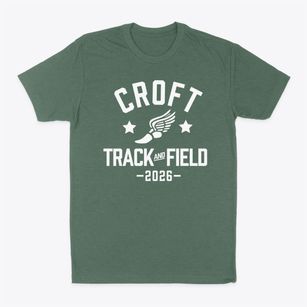 Croft Design Middle School Track and Field Classic Dad T-Shirt