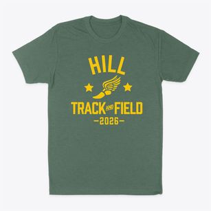 Hill Elementary School Track and Field Classic Dad T-Shirt
