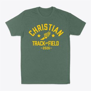Christian Sports Ministries Track and Field Classic Dad T-Shirt