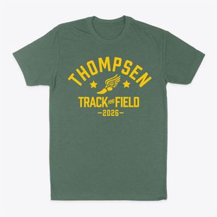 Thompsen School Track and Field Classic Dad T-Shirt
