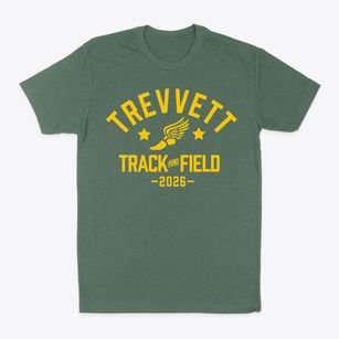 Trevvett Elementary School Track and Field Classic Dad T-Shirt