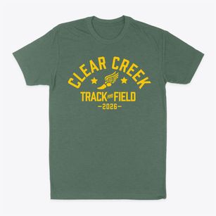 Clear Creek Middle School Track and Field Classic Dad T-Shirt