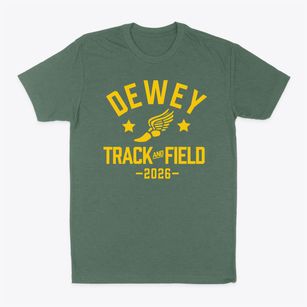 Dewey Elementary School Track and Field Classic Dad T-Shirt