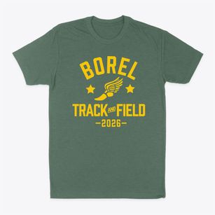 Borel Middle School Track and Field Classic Dad T-Shirt