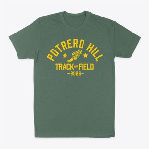 Potrero Hill Middle School Track and Field Classic Dad T-Shirt