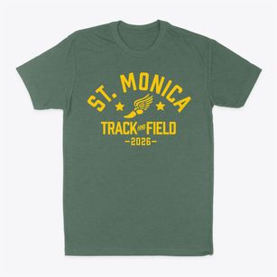 Saint Monica School Track and Field Classic Dad T-Shirt