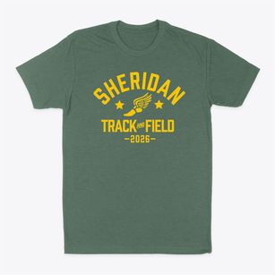 Sheridan Elementary School Track and Field Classic Dad T-Shirt