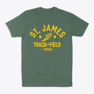 Saint James Lutheran School Track and Field Classic Dad T-Shirt