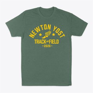 Newton Yost Elementary School Track and Field Classic Dad T-Shirt