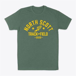 North Scott Senior High School Track and Field Classic Dad T-Shirt