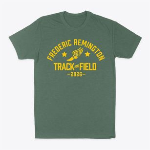 Frederic Remington High School Track and Field Classic Dad T-Shirt