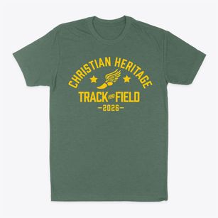 Christian Heritage Academy Track and Field Classic Dad T-Shirt