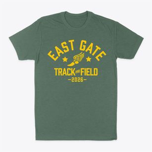 East Gate Middle School Track and Field Classic Dad T-Shirt