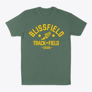 Blissfield Middle School Track and Field Classic Dad T-Shirt