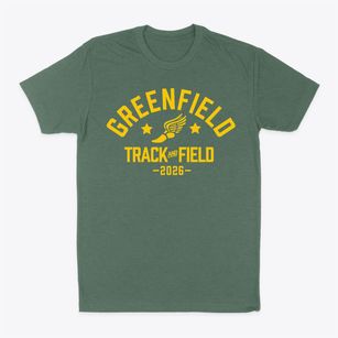 Greenfield Elementary School Track and Field Classic Dad T-Shirt
