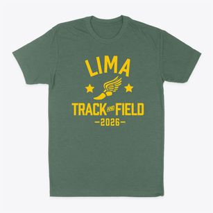 Lima Christian School Track and Field Classic Dad T-Shirt